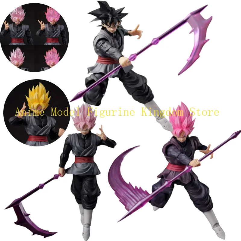 

NEW In Stock Dimensionia Studio Dragon Ball SHF Black Goku & Zamasu Figure Set 01A 01B 01C Super Saiyan 1/12 Action Figure Toys