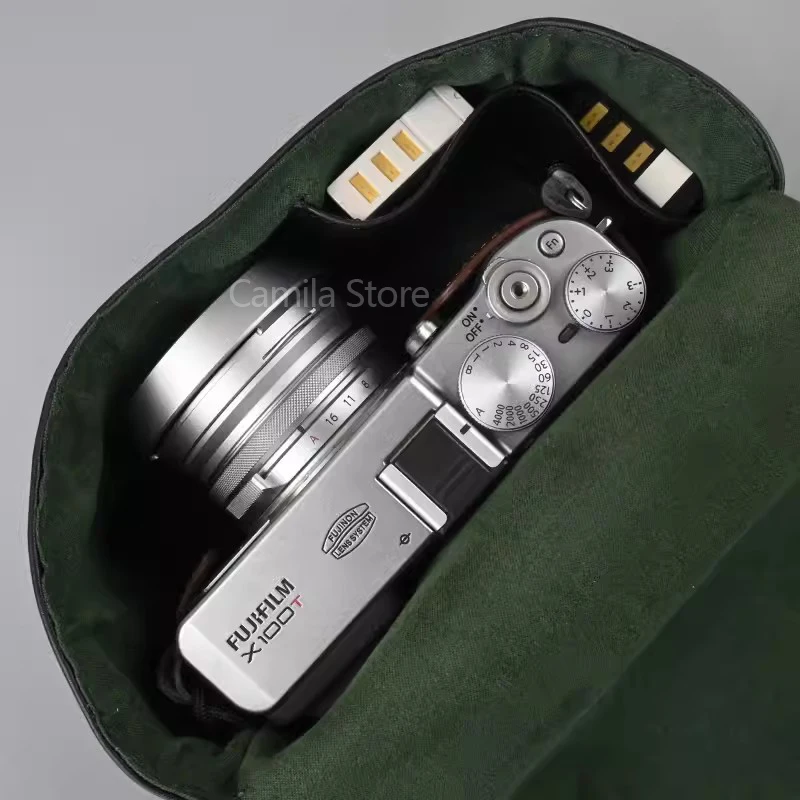 XXL torba ze skóry naturalnej pudełko kieszonkowe etui wodoodporny ochronny Fujifilm XS20 XS10 XT50 XT30 XT20 XT5 XT4 X100VI aparat