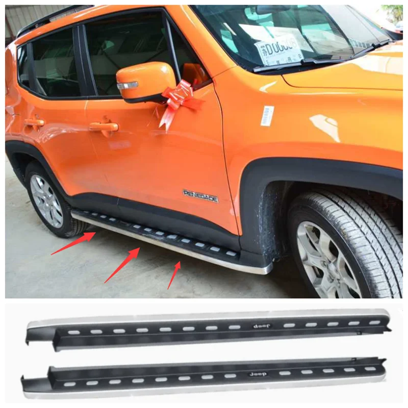 

Fits For Jeep Renegade 2016 2017 2018 2019 2020 2021 2022 High Quality Aluminum Alloy Running Boards Side Step Bar Pedals