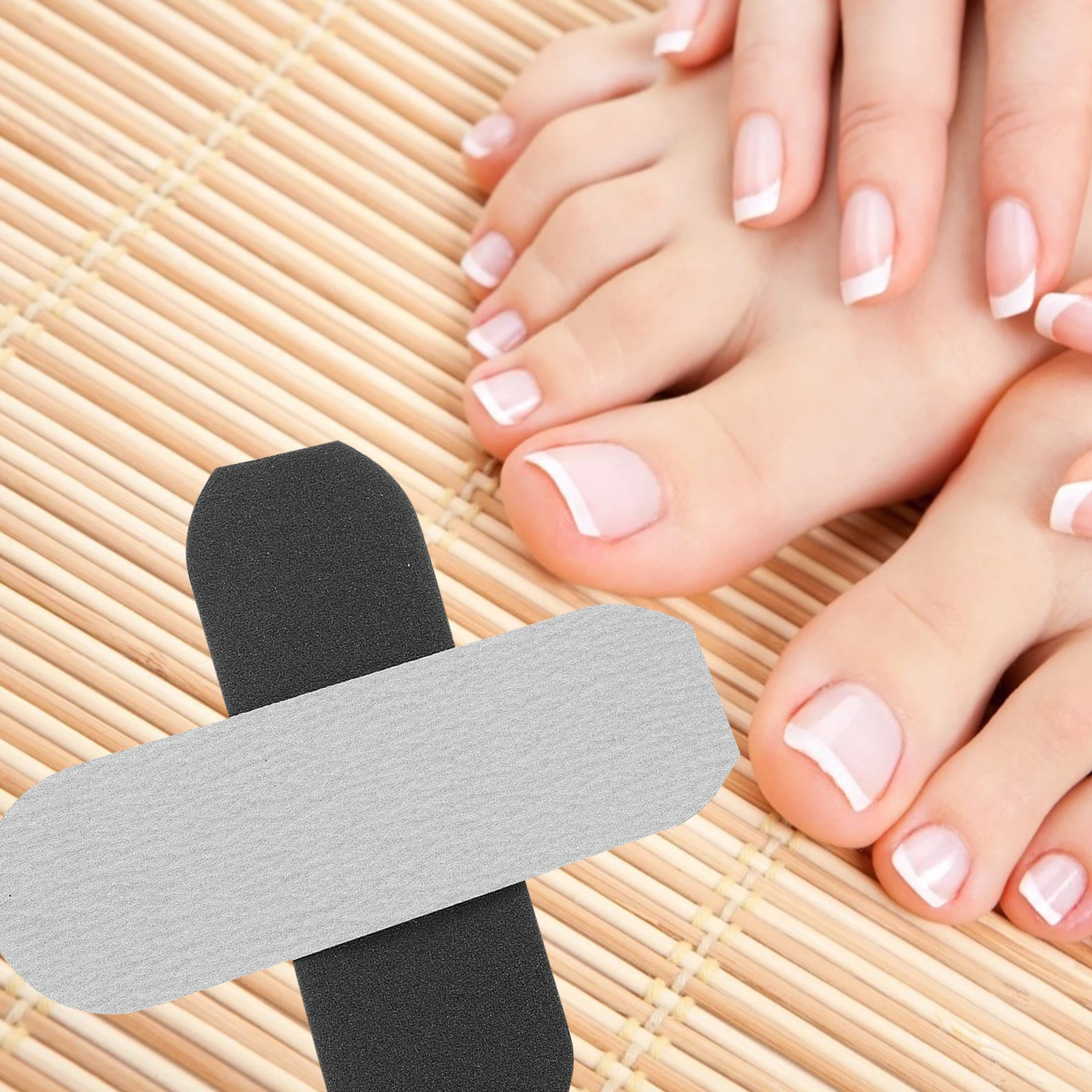 

20pcs Foot File Replacement Pads Sandpaper Stickers Pedicure Refill Tool for Dead Skin Removal Heel Care Cracked Feet Treatment