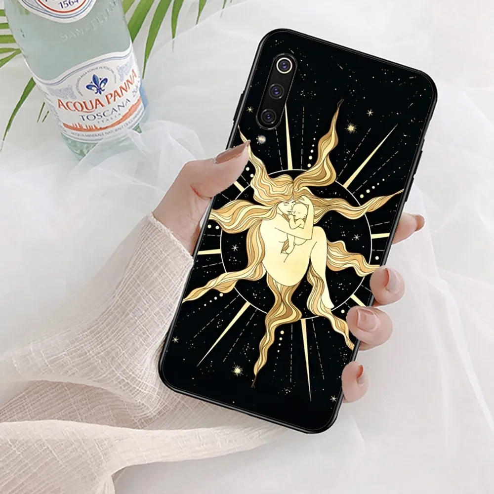 Witches Moon Tarot Mystery Totem Phone Case For Xiaomi Mi 5X 8 9 10 11 12 lite pro 10T PocoX3pro PocoM3 Note 10 pro lite