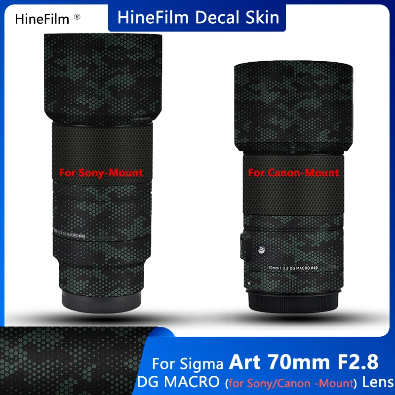 

Sigma 70 F2.8 for Sony E / for Canon EF Mount Lens Decal Skins for Sigma 70mm F2.8 DG MACRO Art Lens Skins Premium Court Sticker