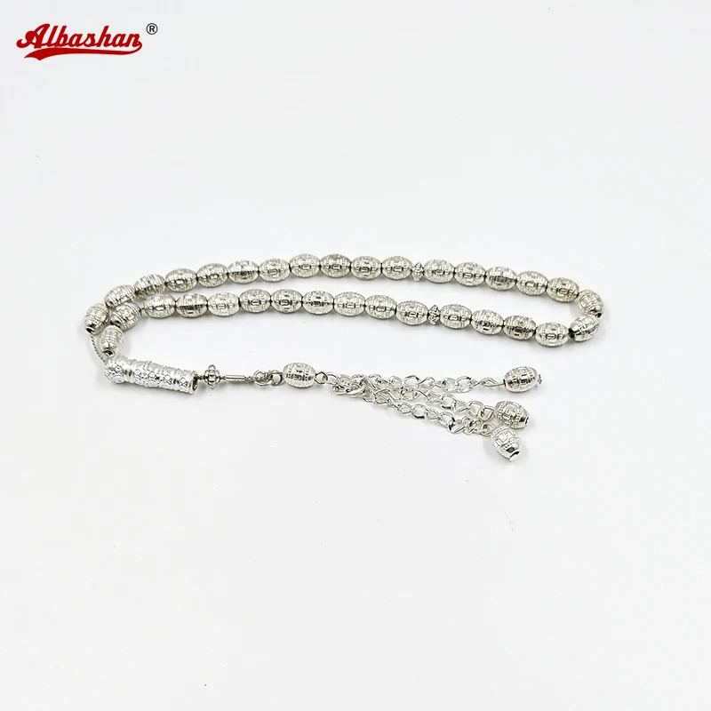 

Tasbih Men Metal silvers muslim accessories bracelet islamic gift turkish Style Jewelry