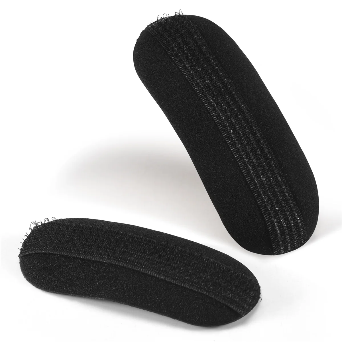 2 Pcs Black Sponge Hair Clip Volume Bumpit Padding Bun