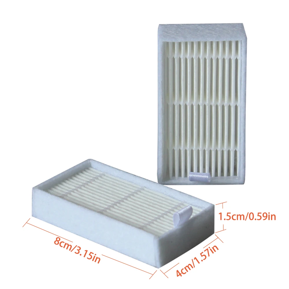 10pc filtry do odkurzaczy filtr HEPA dla CHUWI V3 iLife X5 V5 V50 V3 + V5PRO ECOVACS CR130 cr120 CEN540 CEN250 ML009 do czyszczenia