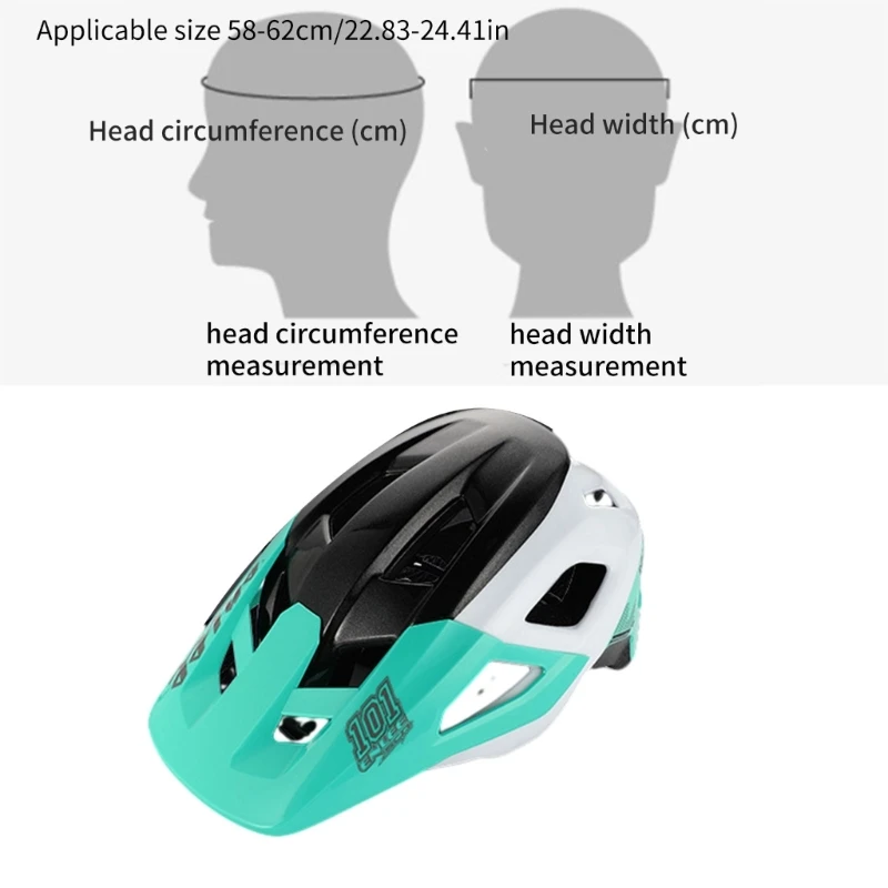 Lightweight Cycle Helmet with Removable Liners, Adult Mountain Bike Helmet Cycling Safety Helmets for Men Women Youth Dropship