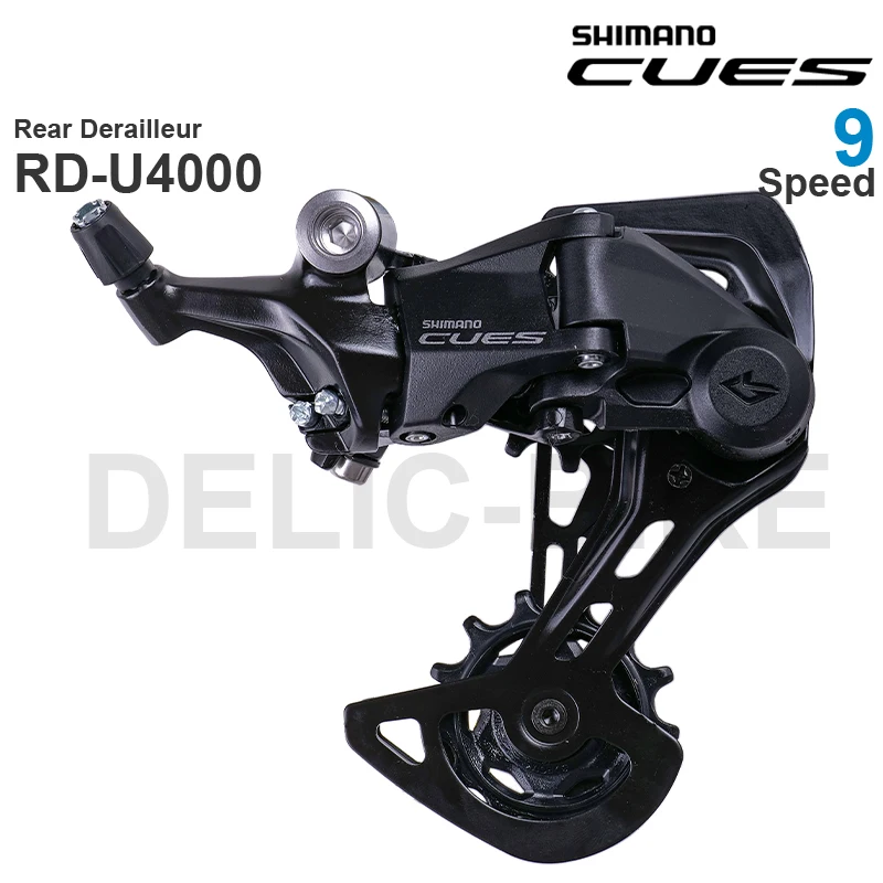 SHIMANO CUES U4000 Rear Derailleur RD-U4000 SHADOW RD 9-speed Original Parts