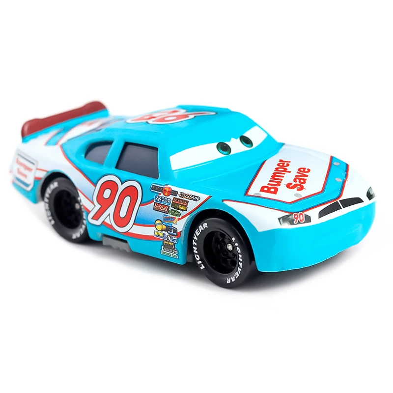 Cars Disney Pixar Toys Lightning McQueen Jacktion Storm Toy Car No. 86 Narrator Chickhick Kids Metal Diecast Alloy Car Toys