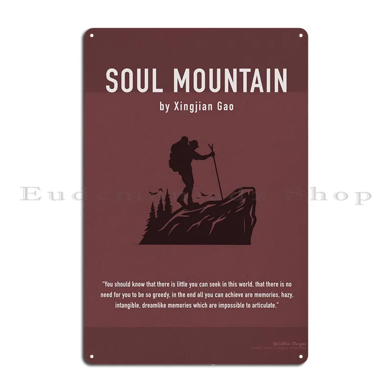 Soul Mountain By Gao Metal Plaque Poster PaintingHome Wall Plaque Iron Garage Tin Sign Poster