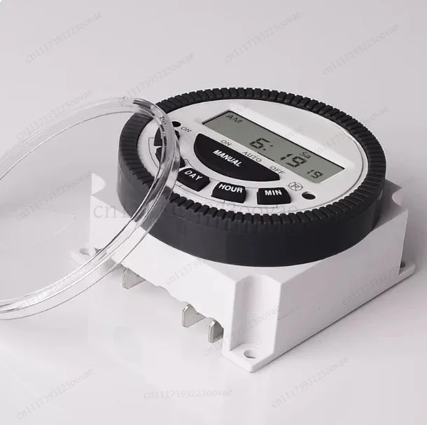 TM619 Programmable 7‑Day Cyclic Time Control Switch Intelligent Timing Controller 1NO 1NC