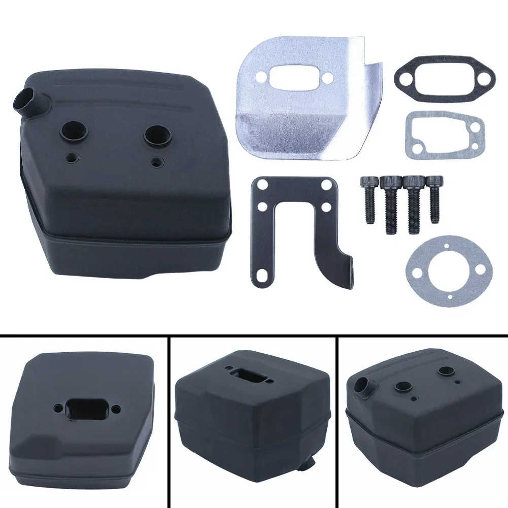 For Chainsaw Exhaust Muffler Deflector Kit With Silencer And Brackets For 61 268 272 272XP 268K 272S