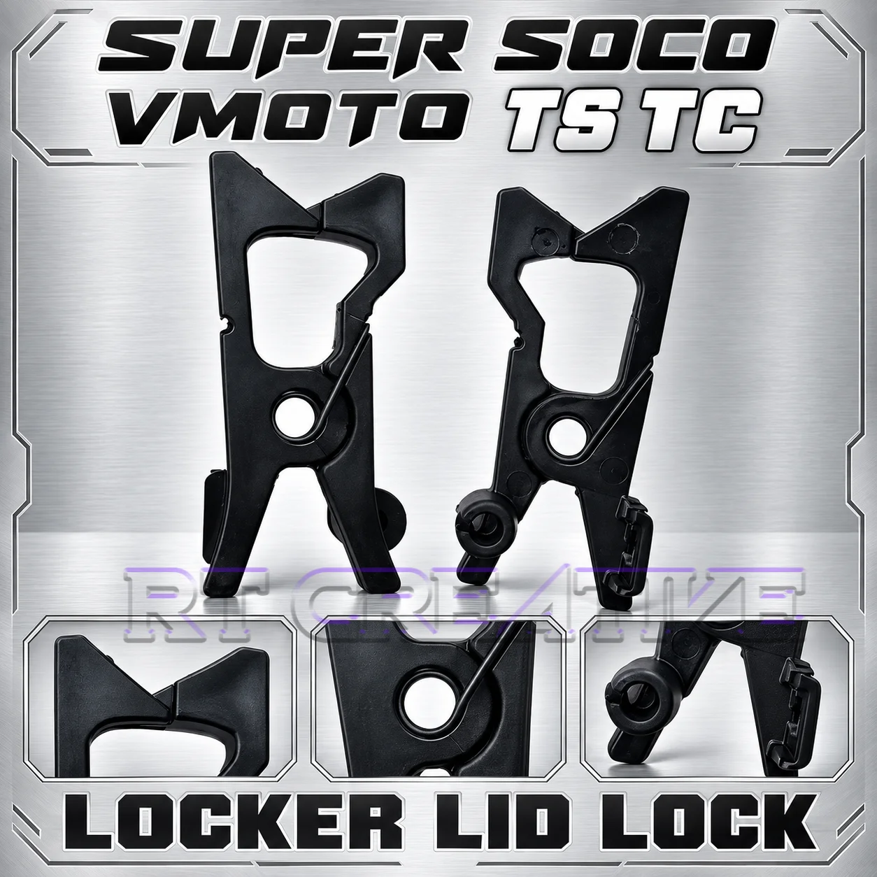 Electric Scooter Storage Cover Lock Battery Cover Lock Fit Super Soco TS TC Spare Parts