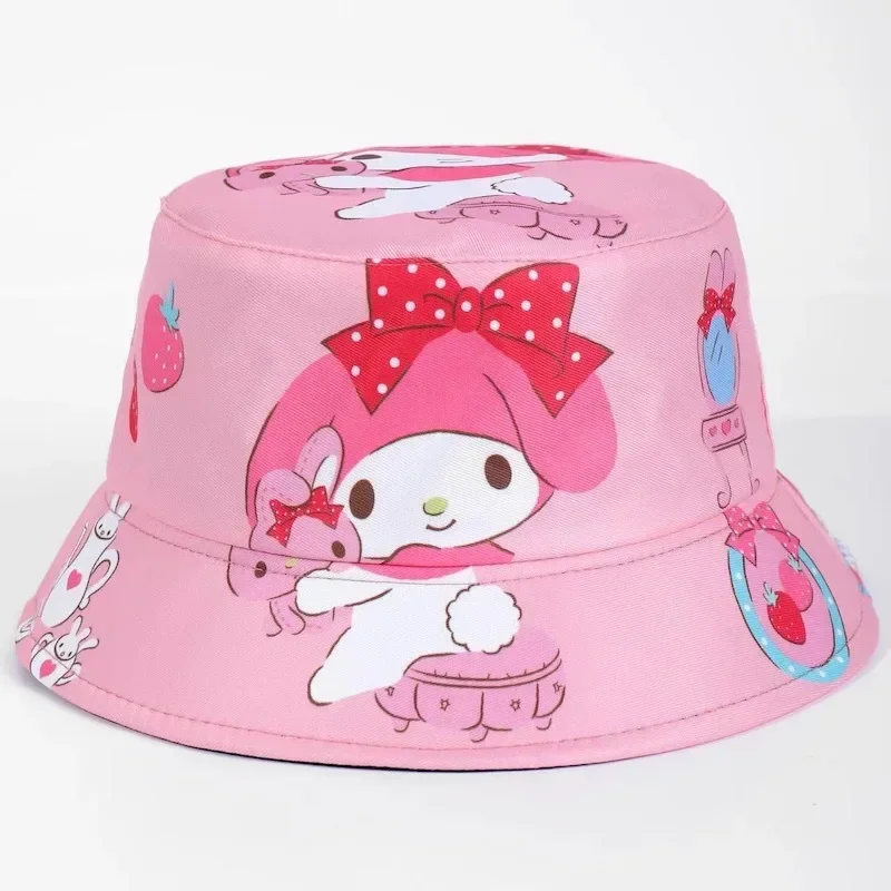 MINISO HOT Kuromi Children's Anime Hat Baseball Cap Sun Visor Boys Girls Anime Kawaii Cartoon Birthday Gift for Girls Kids Boys