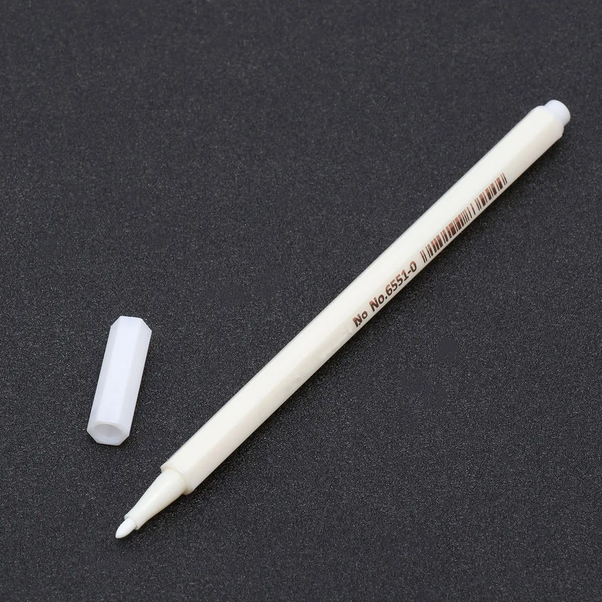 

Metallic Pen 6551 Fine Metallic Colored Pen White for Painting Sketching Coloring Drawing Art Supplies Water-Based Ink