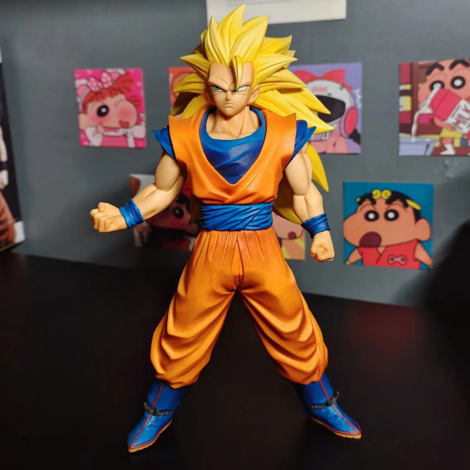 

28 см аниме Dragon Ball кукла ручной работы Sun Wukong Super Saiyan 3 модель игровой куклы орнамент модель орнамент подарок на день рождения игрушка