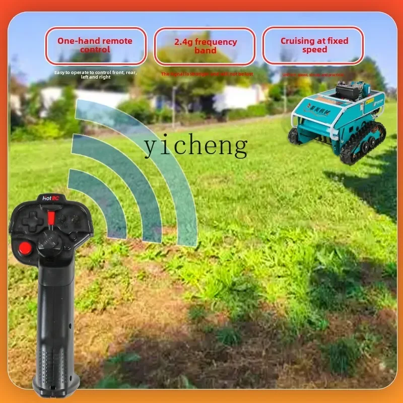 TQH landwirtschaftliche ferngesteuerte Raupe, kleiner Diesel-Obstgarten, gebrochenes Gras, Rückgabemaschine, Rasengarten-Werbung