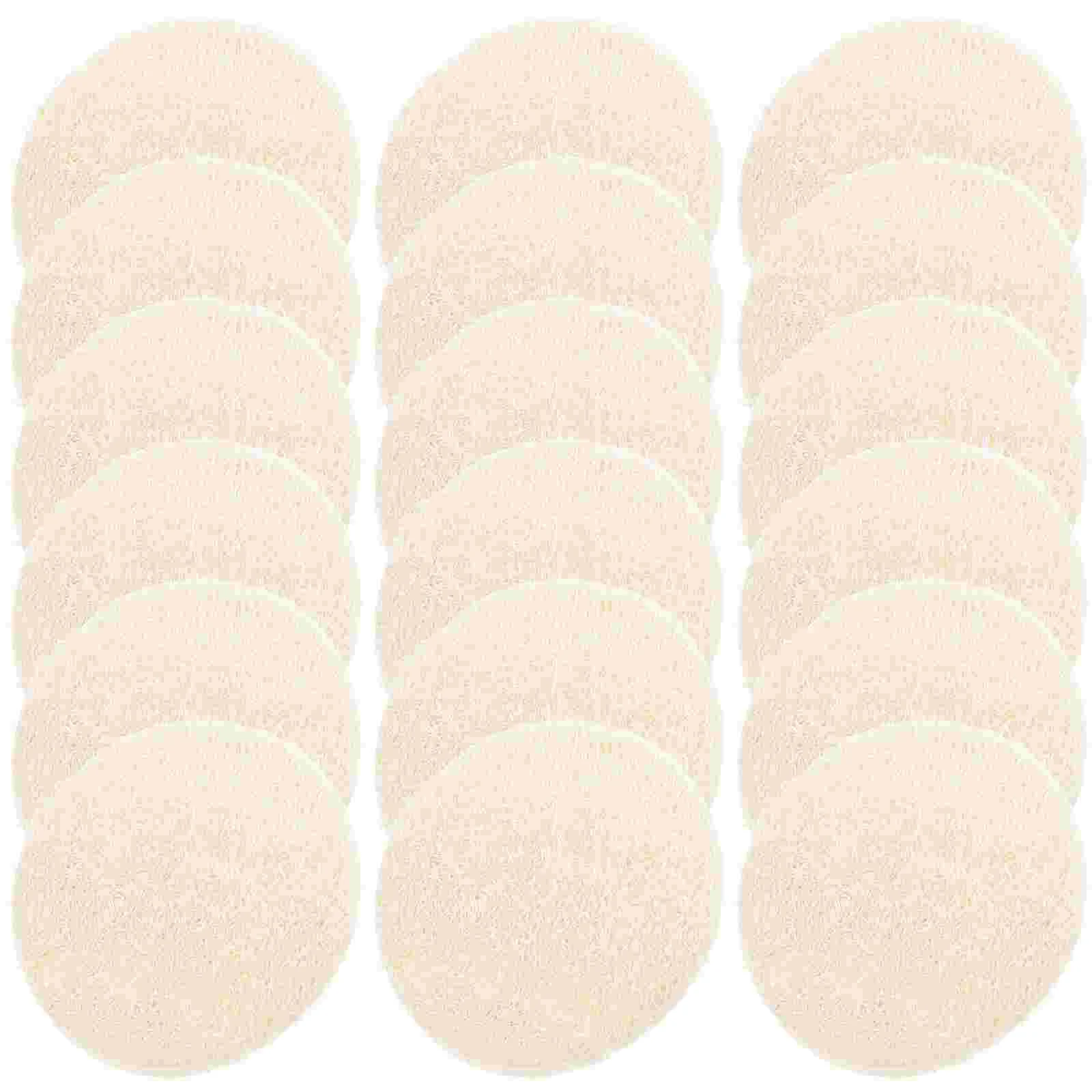 36 Pcs Loofah Slices Face Scrubber Bath Sponge Body Brush Cleaning Pad Exfoliator For Shower Accessories Household Merchandises