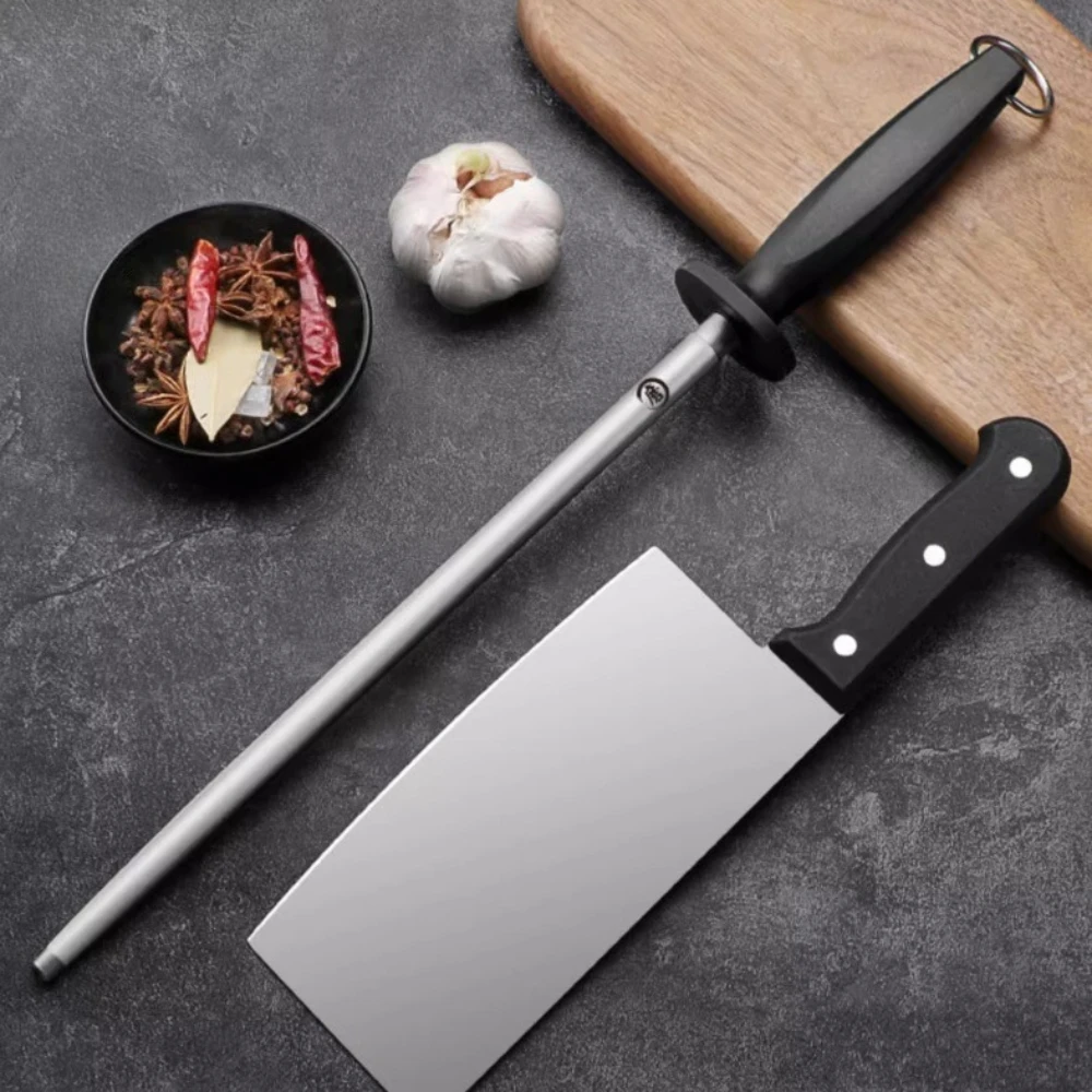 

Flat and Round Knife Sharpening Rods Fast Knife Sharpener Powerful Tool for Home Butchers Professional Knife Sharpener Stone New