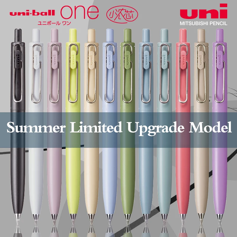 UNI Uni-ball One Small Thick Core Gel Pen UMN-SF Summer Limited Low Center of Gravity 0.5/0.38mm Black Signature Pen Stationery