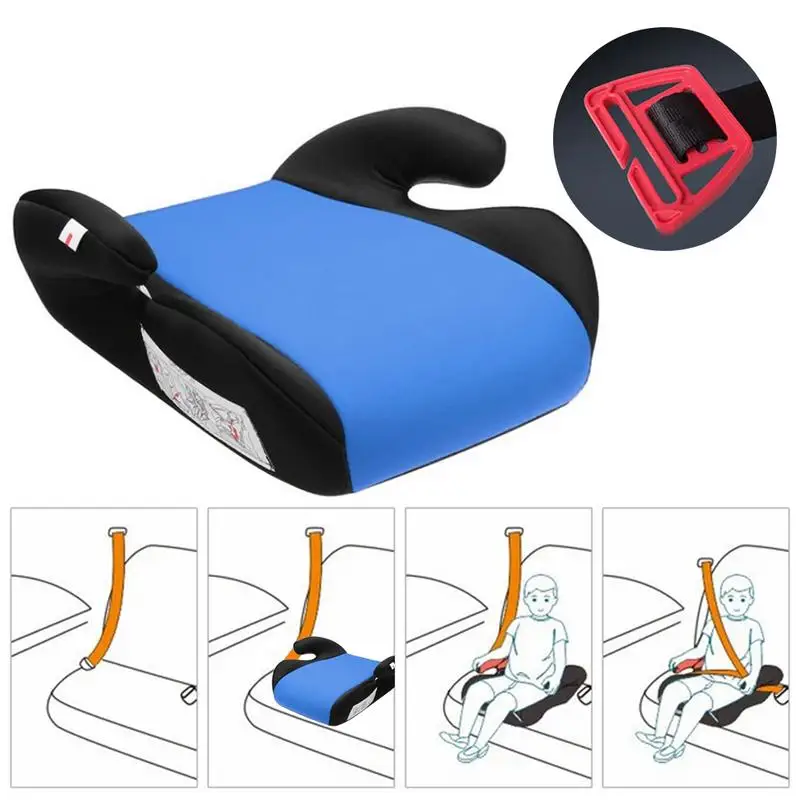 Useful Baby Child Car Chair Booster Seat Portable Oxford Waterproof Non-slip Booster Seat for 6-12 years old Children Kids