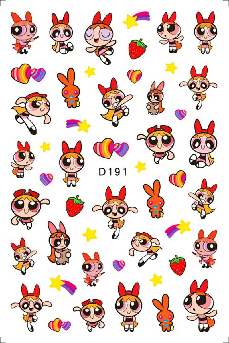 

1 шт., наклейки для ногтей с большими глазами, аксессуары для дизайна ногтей Sanrio Kuromi, наклейки Hello Kitty для ногтей, пресс для ногтей