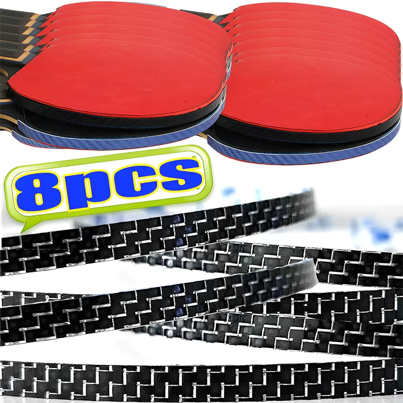 

8/1 шт. защитная полоса, защита кромок теннисной ракетки, самоклеящаяся бита для пинг-понга, защитная боковая эластичная утолщенная лента для края