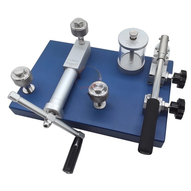 

Гидравлическая калибровка Настольное устройство для измерения давления Оборудование для испытания давления масла Калибровочное устройство для манометра