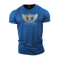 Retro Spartan T-shirts Men's Clothing Men Clothes Summer Short Sleeve Hip-Hop Tees  O-Neck Oversized T Shirt GYM Casual Man Tops