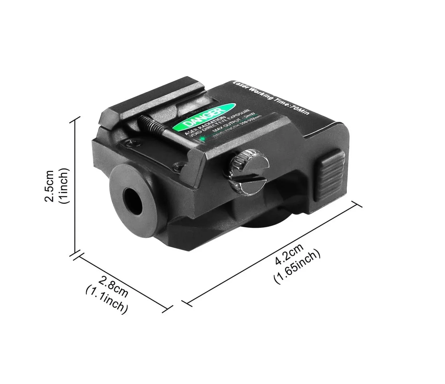 مصباح يدوي تكتيكي مدمج مسدس ليزر لـ Glock Taurus في الهواء الطلق الصيد الدفاع التدريب التكتيكي مسدس ضوء Nitecore