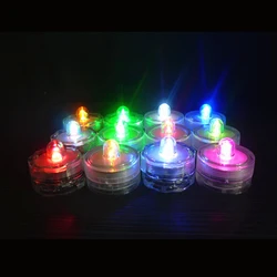 Mini Aquarium LED Lighting Waterproof LED Candle Lamp Fish Tank Diving Light Landscape Lamp Party Wedding Lighting