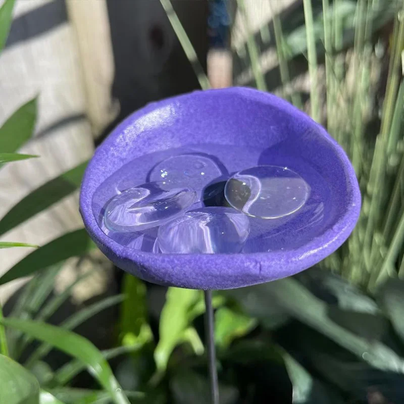 2-in-1 New Bee Drinking Water Station & Flower Pile Watering Station Butterfly Mixer Hummingbird Drinking Water Cup Accessories