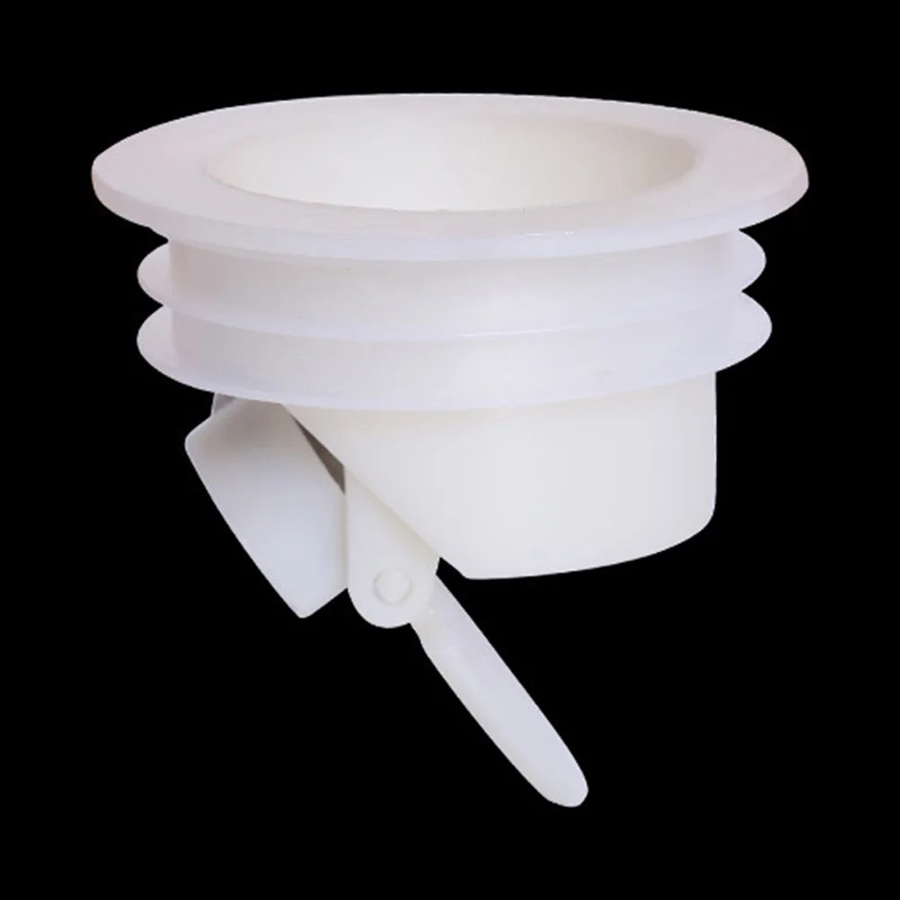 

6Pcs Drain Core Shower Floor Strainer Removable Cover Fast Drainage 36-47mm Inner Diameter Black White Drain Stopper