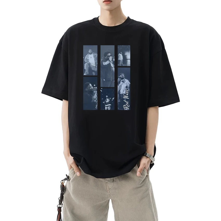 

Rapper Rod Wave 90s Hip Hop Graphic streetwear T Shirt Men Women vintage Oversized Tops Unisex 100% Cotton short sleeve T-shirts