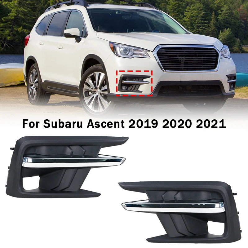 

Front Bumper Fog Light Cover Trim Fog Lamp Frame Cover For Subaru Ascent 2019-2021 SU1038134 57731XC03A SU1039134 57731XC02A