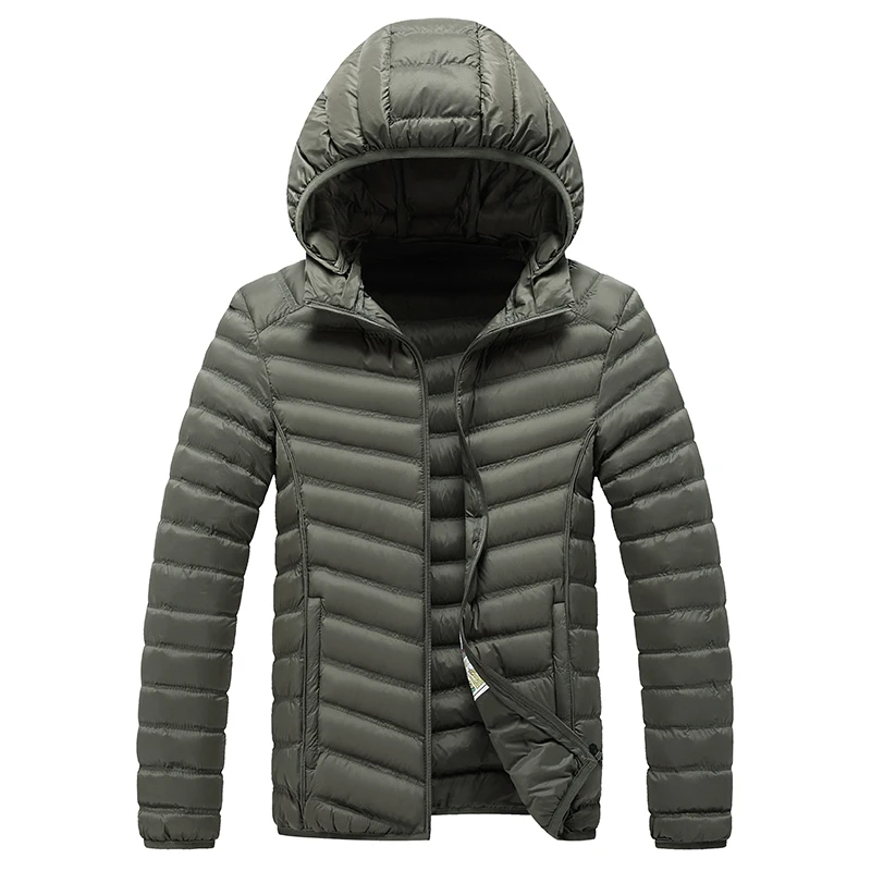 Men Padding Jacket Winter Puffer Padding Colorful Outwearing Windproof With Detachable Hood Overcoat Winter Cloth Free Shipping