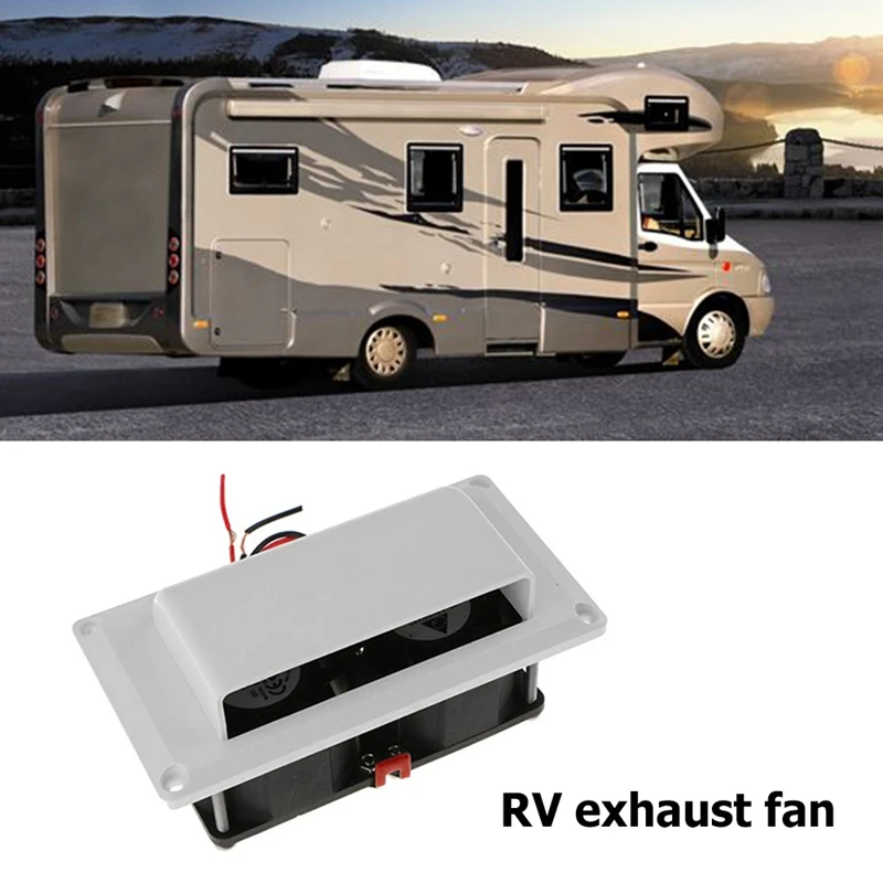 Side Air Vent Ventilation Exhaust Fan 25W For Camper  Caravan Motorhome Trailer Boat Marine Yacht