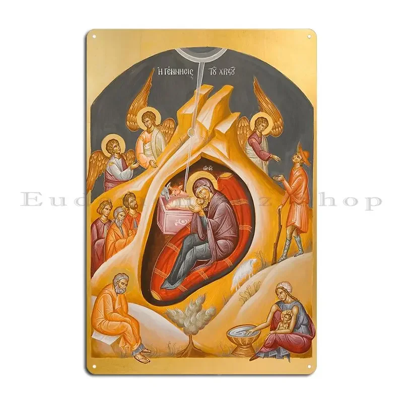 Nativity Of Christ Metal Sign Garage Garage Plaques Designing Pub Plaques Tin Sign Poster
