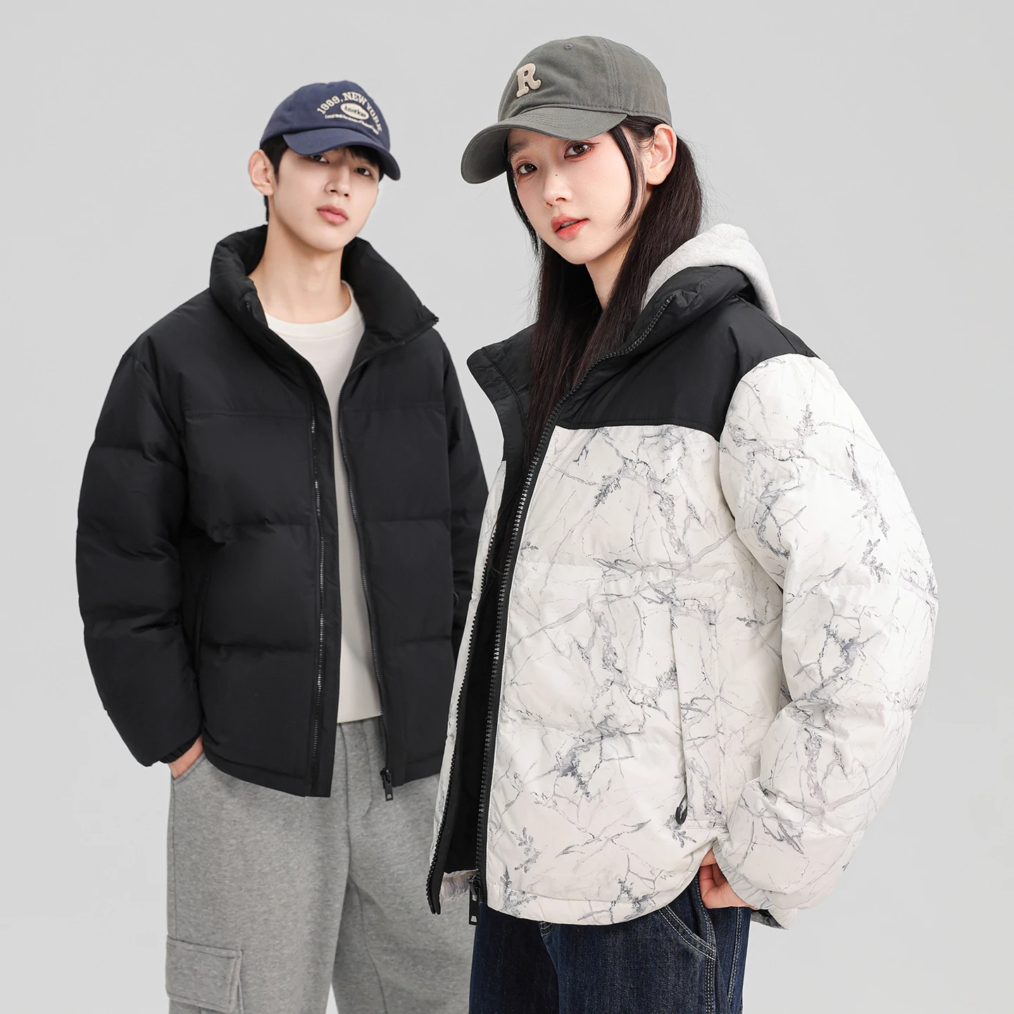 Winter Outdoor Running Sports Thick and Warm Down Jacket New Fashion Trend Comfortable and Breathable 90% Velvet Content Jacket