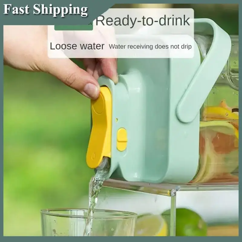 -MEOF Juice Cold Drink Bucket Drinking Bottle Household Tank Cold Beverage Dispenser A