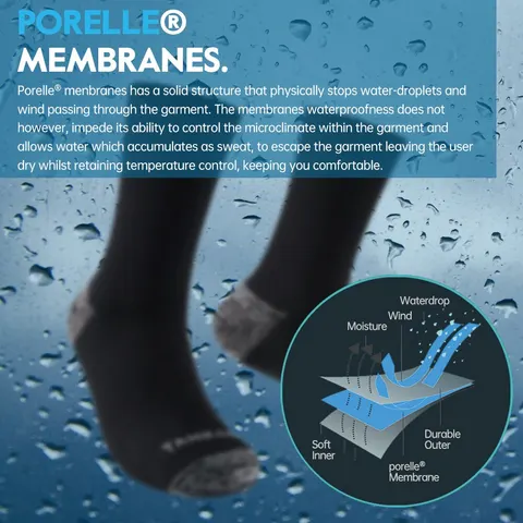 Водонепроницаемые зимние спортивные носки-гольфы Porelle Membranes — изображение товара