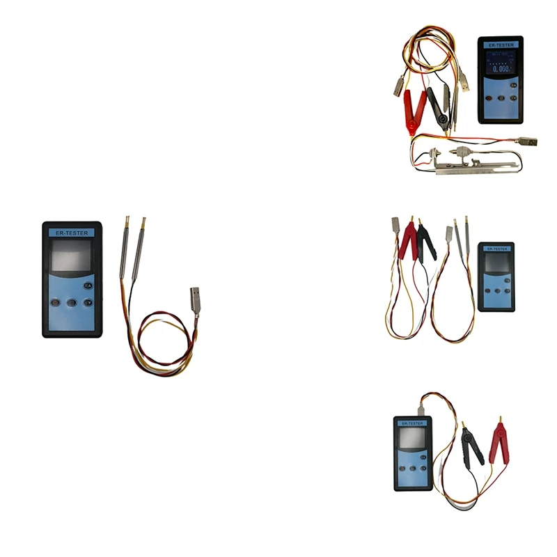 Upgrade ER-1E Four-Line Lithium Battery Internal Resistance Tester Digital Electrical 18650 Dry Battery Tester