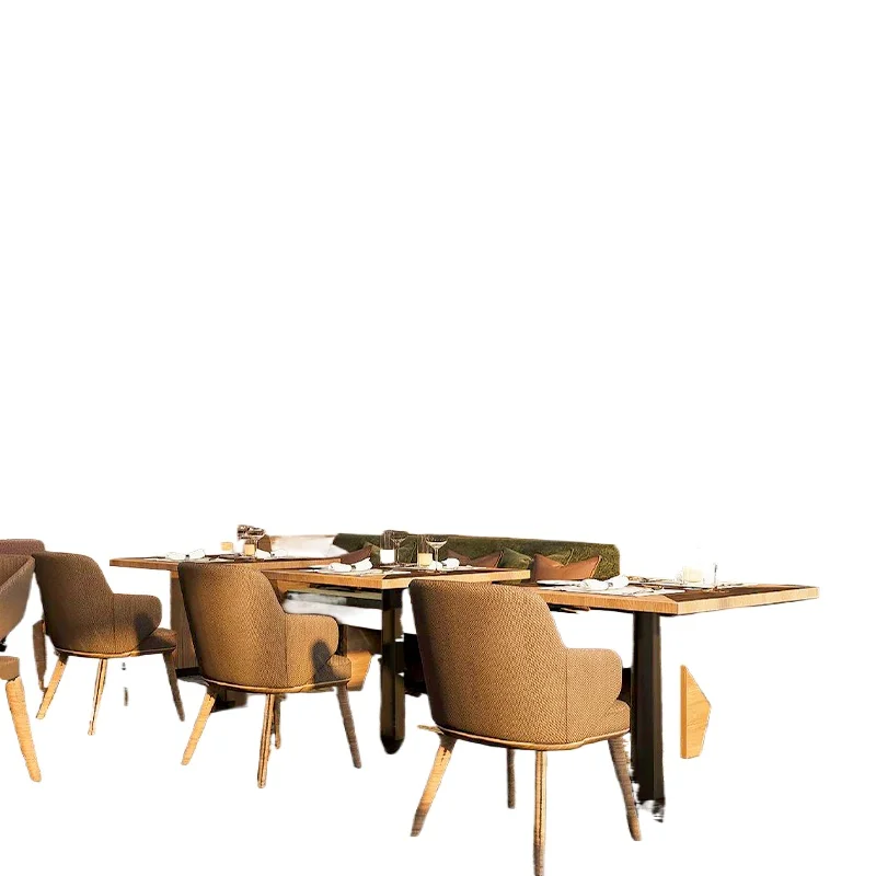 

Light luxury hotel Other restaurant furniture High-end restaurant Chairs and tables Easy to use Practical and durable Good