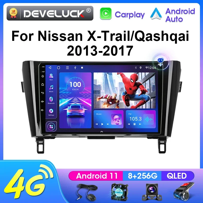 

2 Din Android 12 Car Stereo Radio Multimedia Video Player For Nissan X-Trail XTrail T32 Qashqai J11 T31 J10 2013-2017 4G Carplay