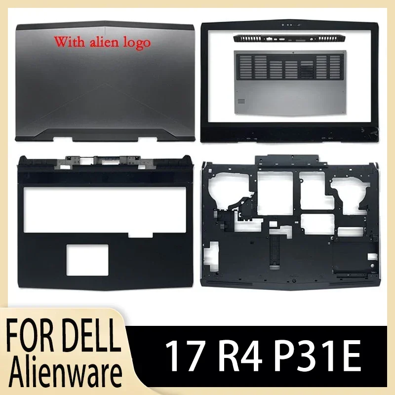 

For Dell Alienware 17 R4 P31E Laptop New LCD Back Cover Front Bezel Palmrest Bottom Case