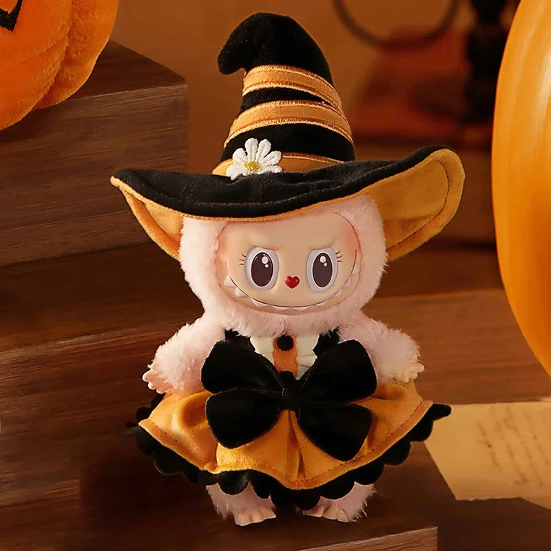 POP MART Happy Halloween Party Series - Magic Of Pumpkin MOKOKO Vinyl Pendent Doll Keychain Kawaii Toys Birthday Gift