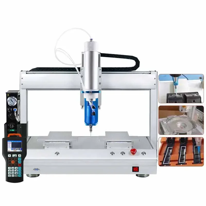 Custom High Quality Yellow Glue Hot Melt Glue Four Axis Dispensing Machine