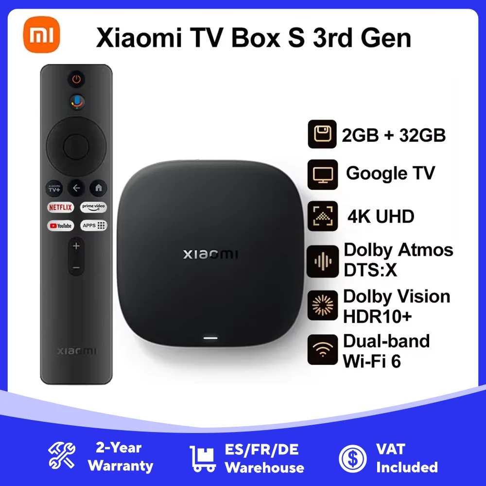 Xiaomi TV Box S 3ª Gen 4K