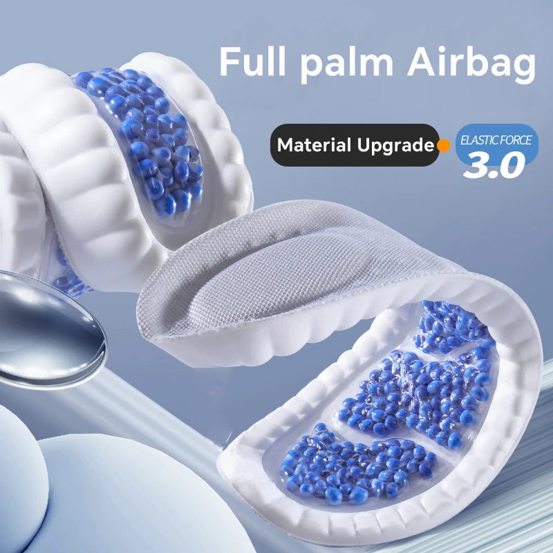 

3 Pairs of sports insoles soft, shock-absorbing, breathable, men's and women's insoles