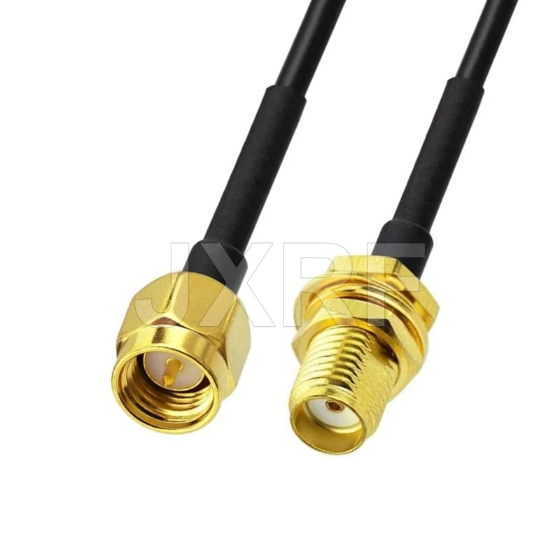 SMA Male RP SMA Male To RP SMA Male SMA Female RG174 Coaxial Cable Extension Cable Copper Feeder Wire For WIFI 3G 4G Antenna