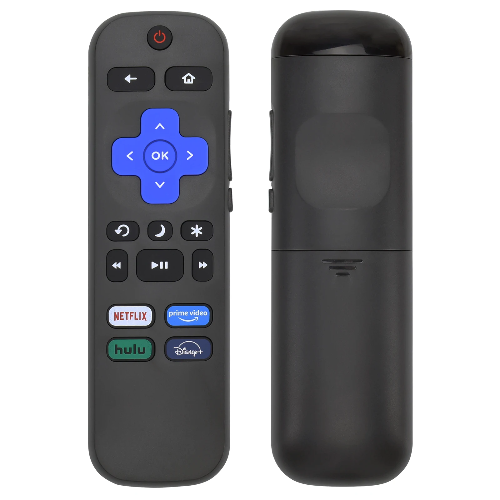 Zamienny pilot do telewizora Roku, kompatybilny z TCL Roku/Hisense Roku/Onn Roku (nie kompatybilny z Roku Stick, Box i